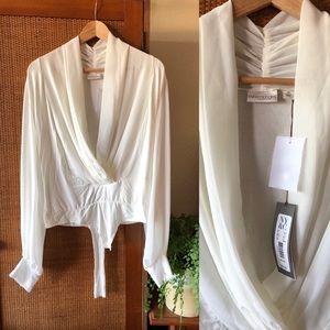 Eva Mendes NYC Mila bodysuit top NWT